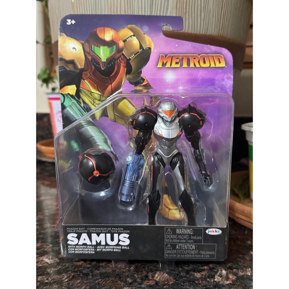 World of Nintendo Samus Metroid Prime 3 Action Figure, 4 Inch